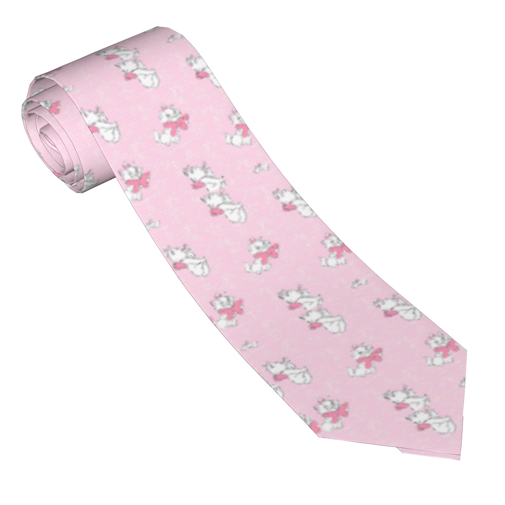 Skinny Tie Men - Neckties Aristocats Maries Cats Unisex Skinny