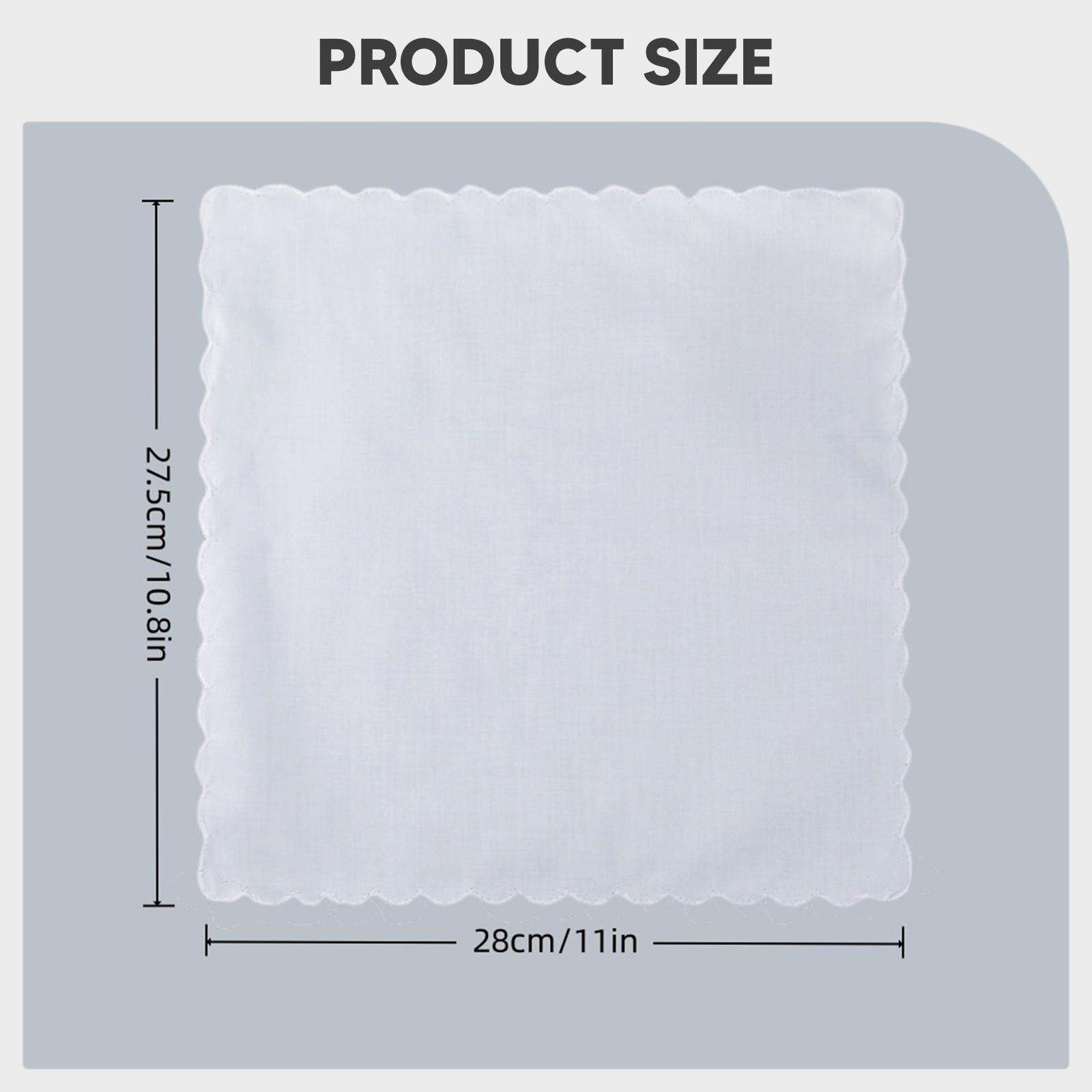 6Pcs Cotton Handkerchiefs for  - Handkerchief Cotton Men ulasan dan harga