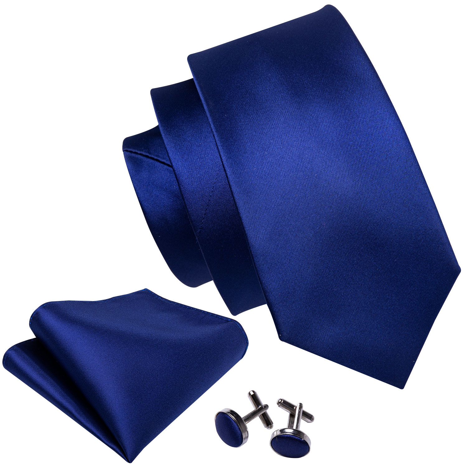 Barry.Wang Navy Royal Sky Blue - Silk Tie Striped ulasan dan harga