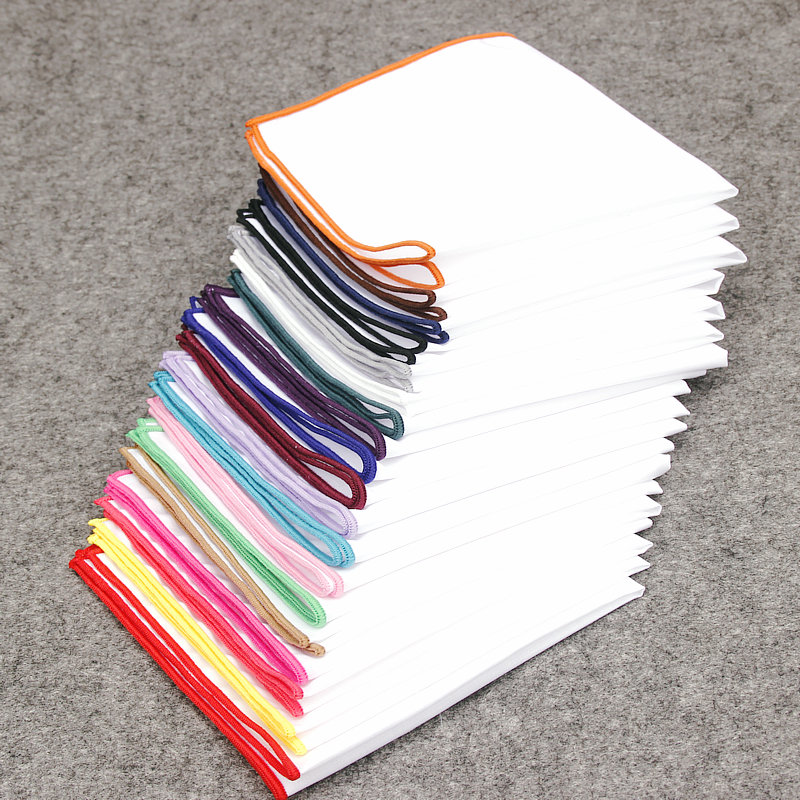 2018 Fashion Mens Cotton White - Handkerchief Cotton Men ulasan dan harga