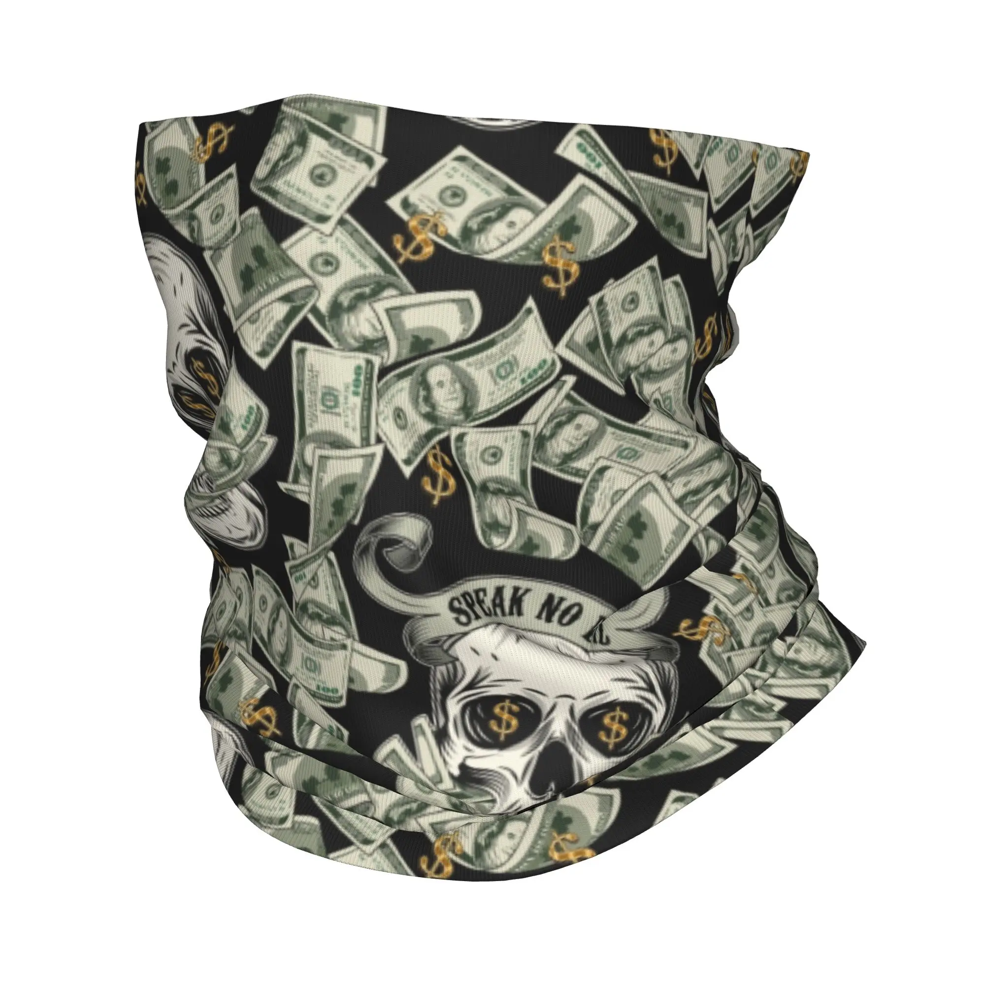 New Dollar Skull Pattern Winte - Neck Warmer Tube ulasan dan harga