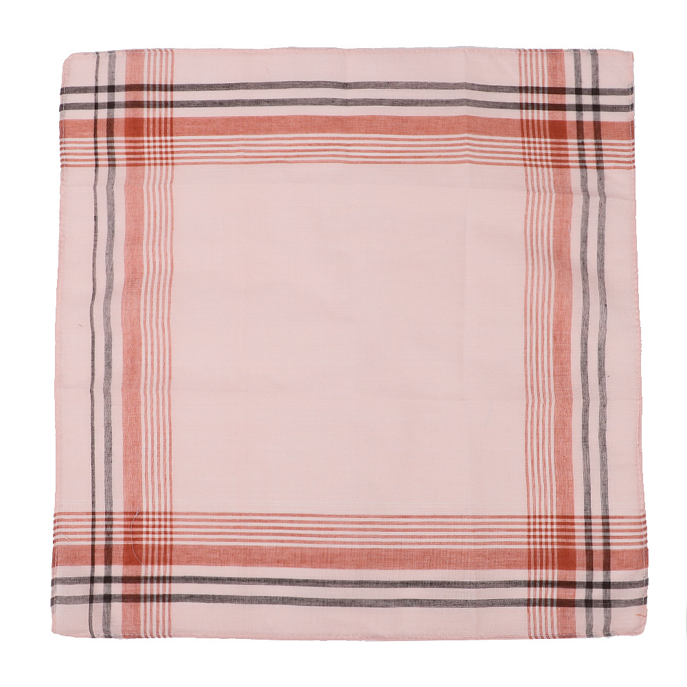 6pcs Men's Mixed Color Plaid S - Handkerchief Cotton Men ulasan dan harga
