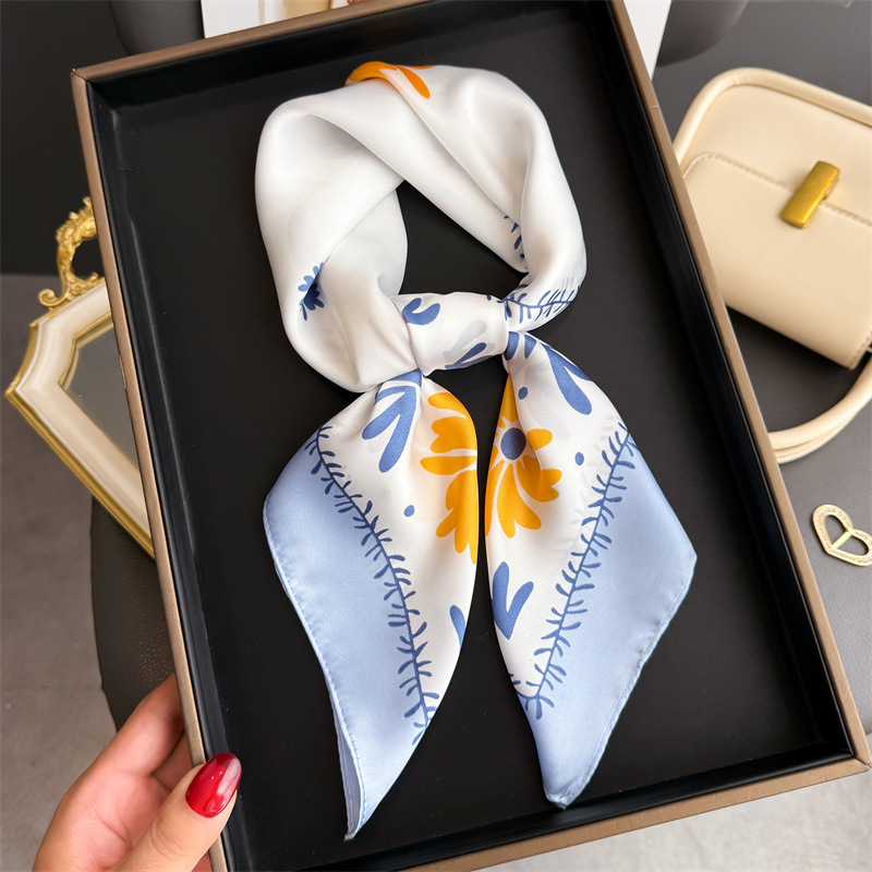 1Pc new printed fashion silk s - Scarf Silk Square ulasan dan harga