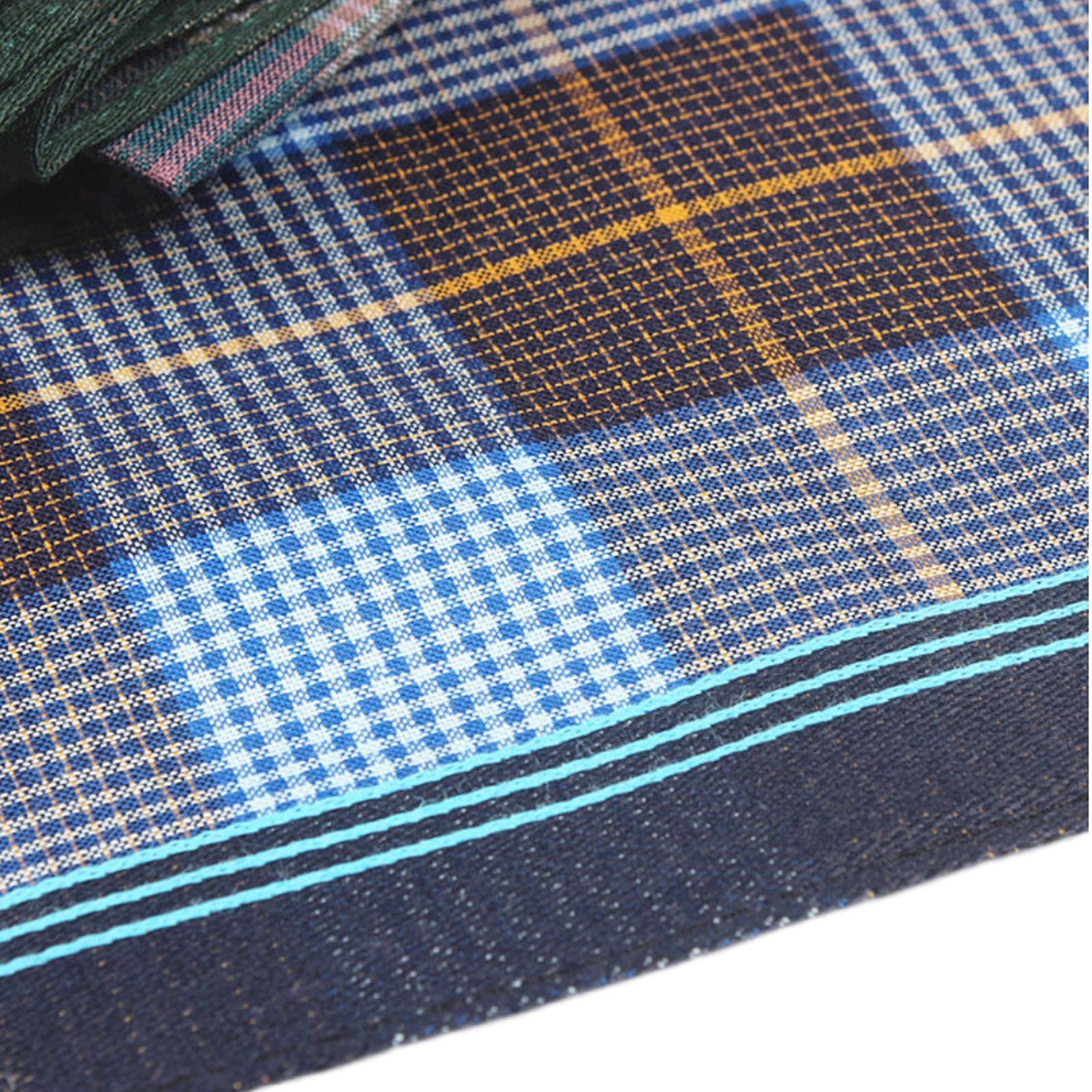 6Pcs Pocket Square Hankies, Un - Handkerchief Cotton Men ulasan dan harga
