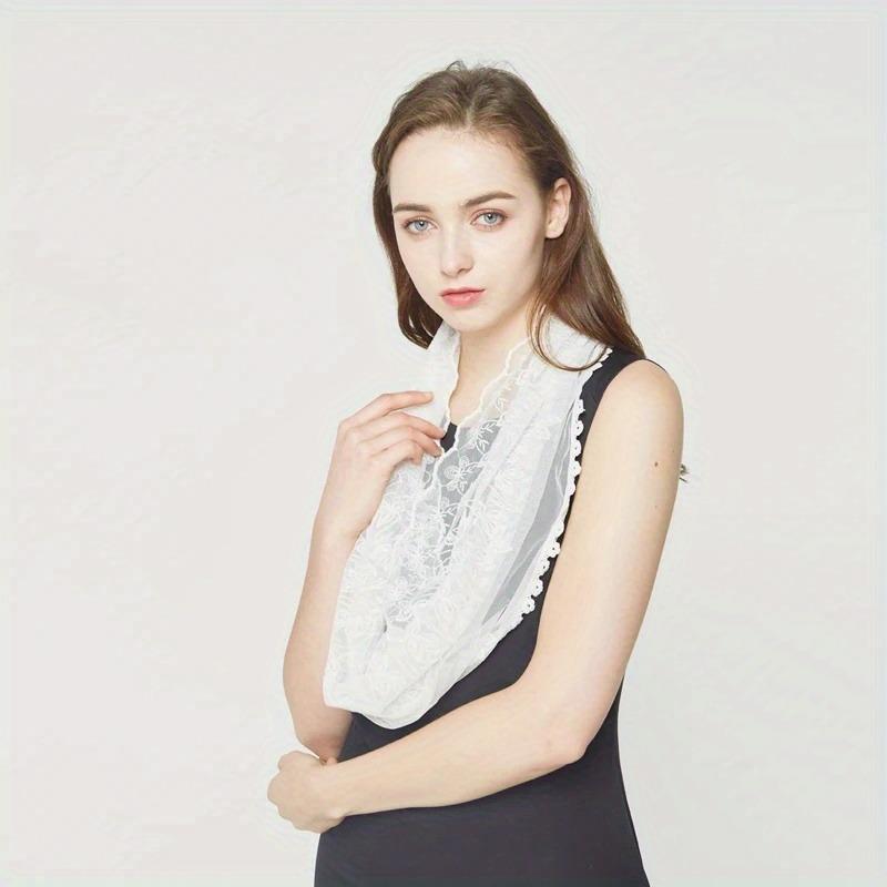 Women Chapel Veils Lady Mantil - Infinity Scarf Knit ulasan dan harga
