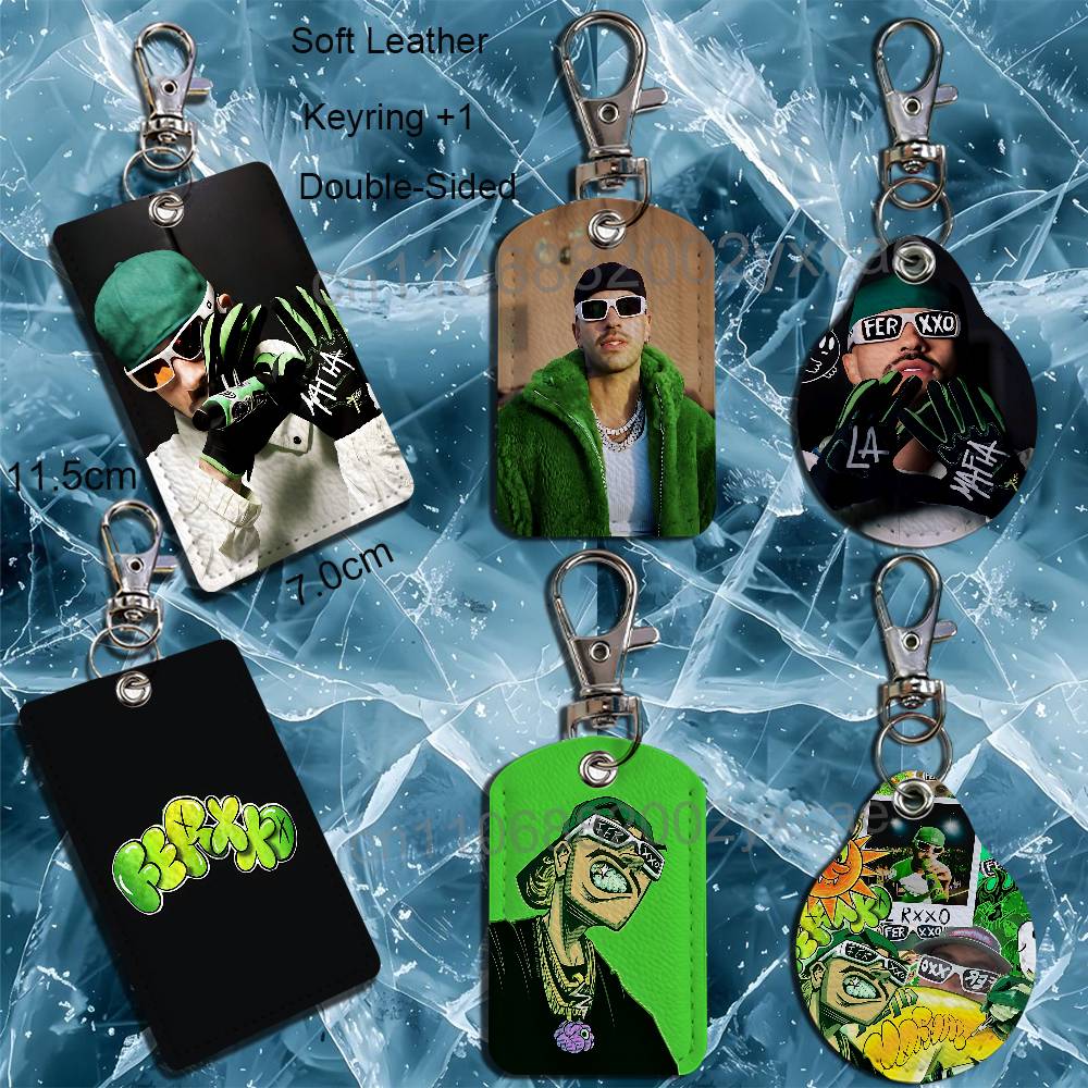FERXXO VOL X Sagrado Feid Leat - Lanyard Badge Holder ulasan dan harga