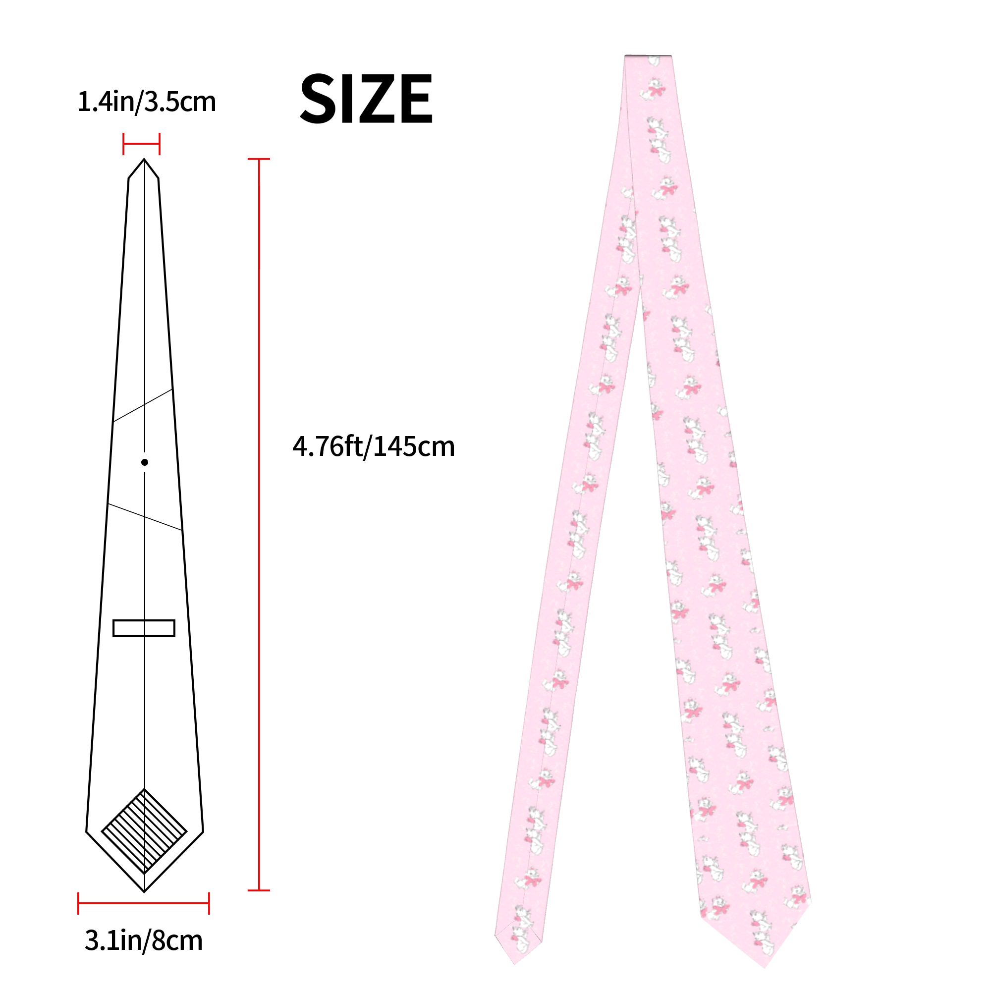 Neckties Aristocats Maries Cat - Skinny Tie Men ulasan dan harga