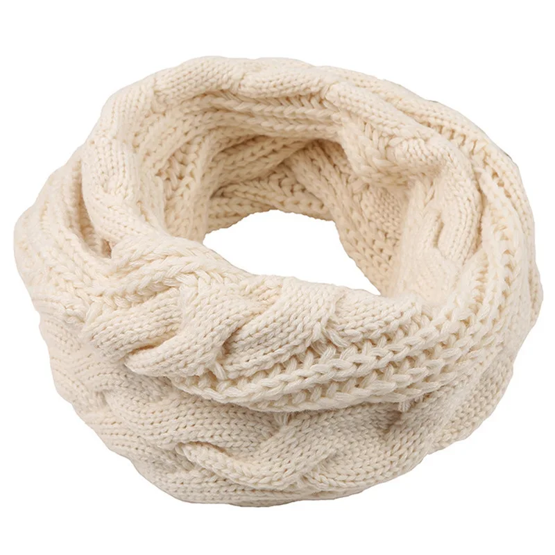 Men Women Boys Girls Thick Rib - Infinity Scarf Knit ulasan dan harga