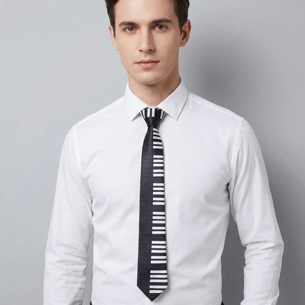Simple Skinny Piano Necktie Sl - Skinny Tie Men ulasan dan harga