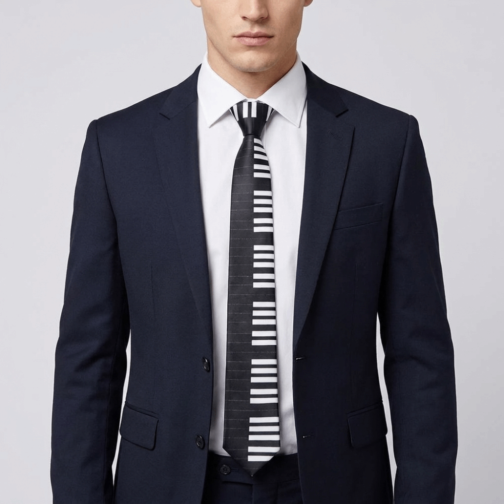 Simple Skinny Piano Necktie Sl - Skinny Tie Men ulasan dan harga